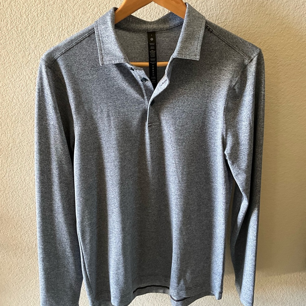 Lululemon Evolution Long Sleeve Polo Shirt small